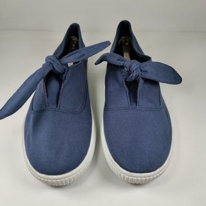 Comfortview Anzani Sneaker Womens Sz 11M Athletic Comfort Shoes Bow Accent Navy